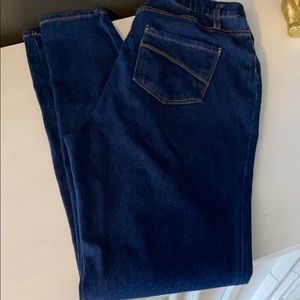 Jeggings; blue; medium